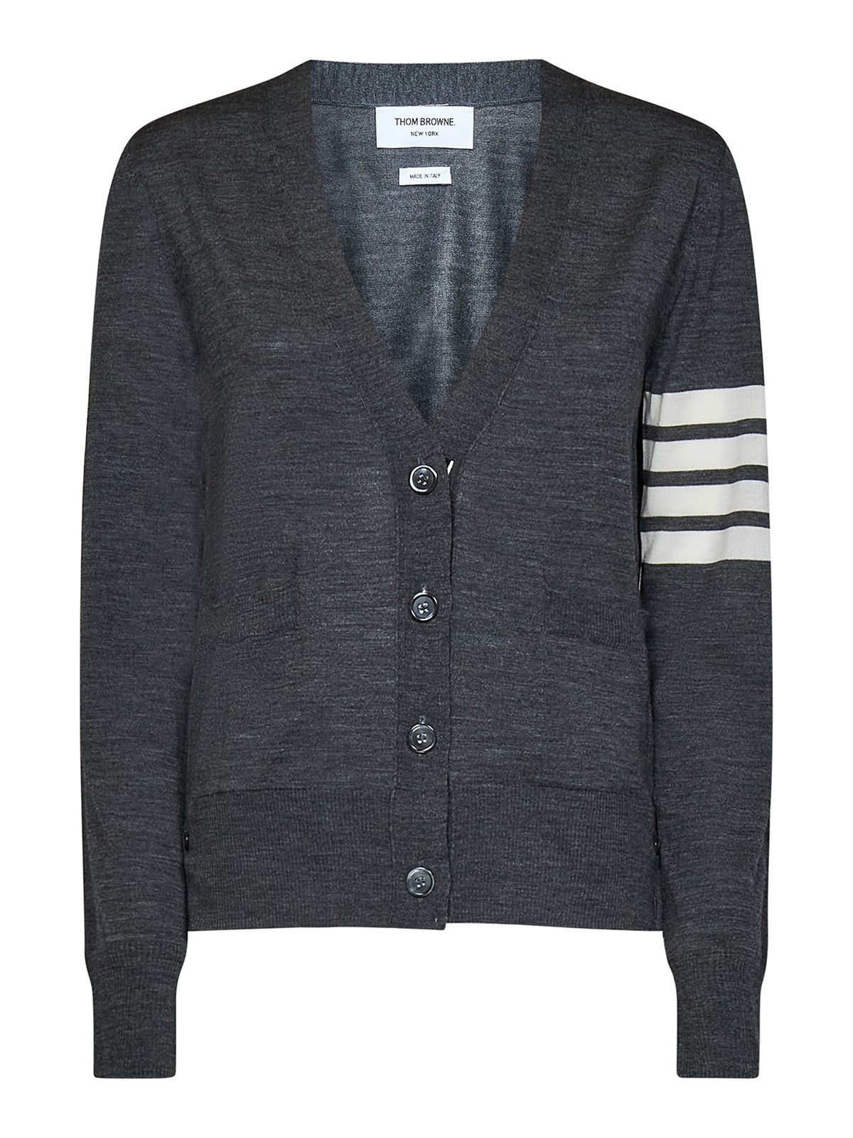 Dark gray wool cardigan