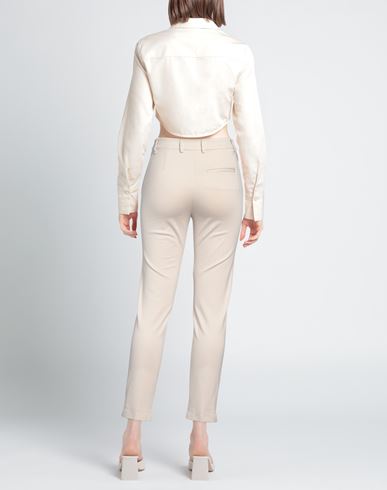 Woman Pants Beige Size 10 Viscose, Nylon, Elastane