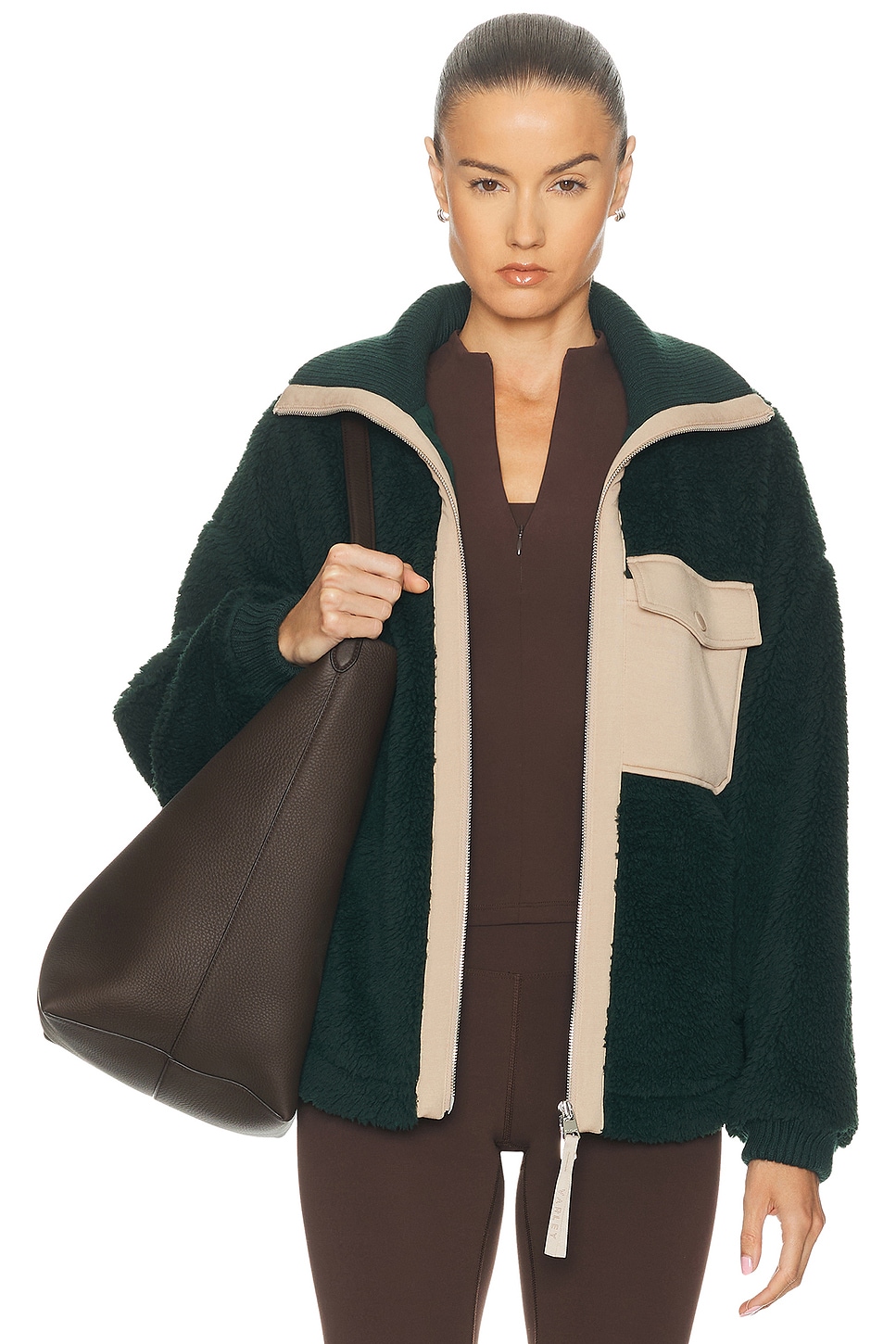 Varley Lowell Relaxed Sherpa Jacket