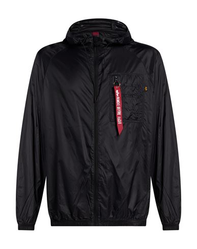 Man Jacket Black Size L Nylon