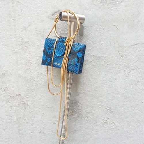 Medium Ring Gold Mini Crossbody Bag