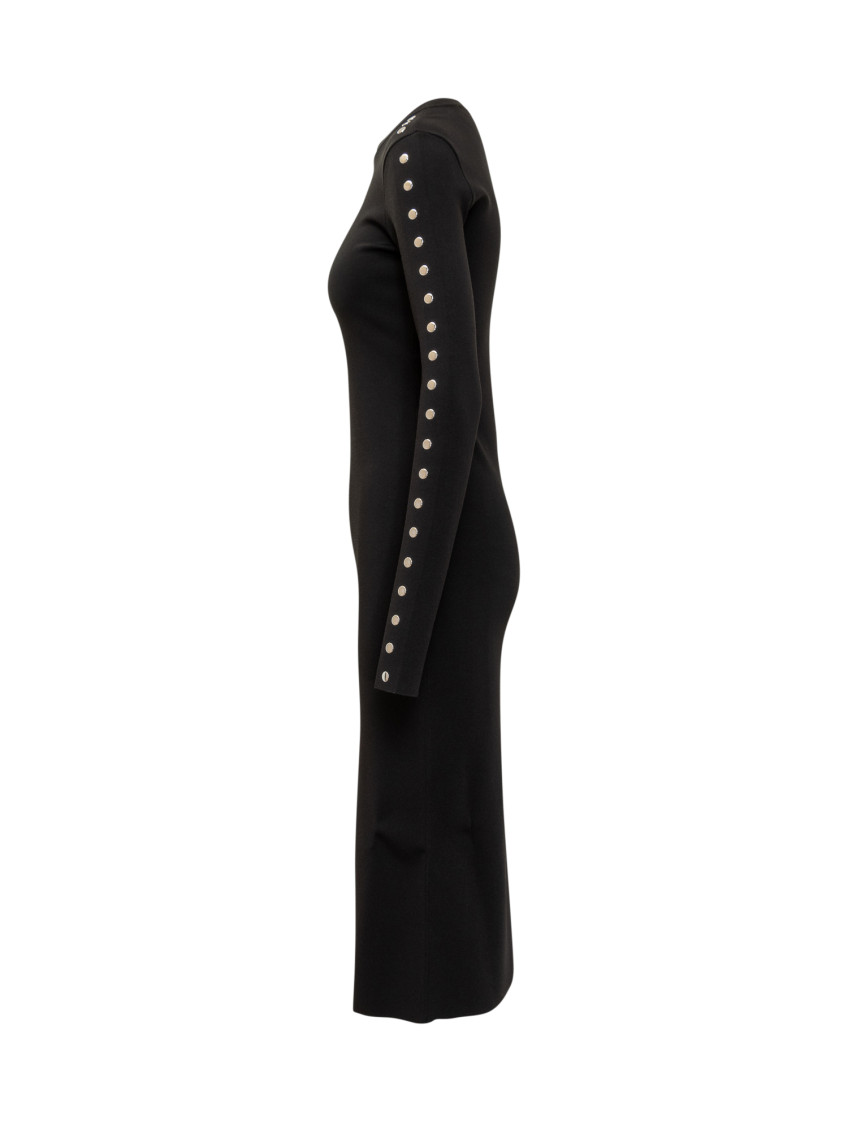Black Viscose Blend Dress