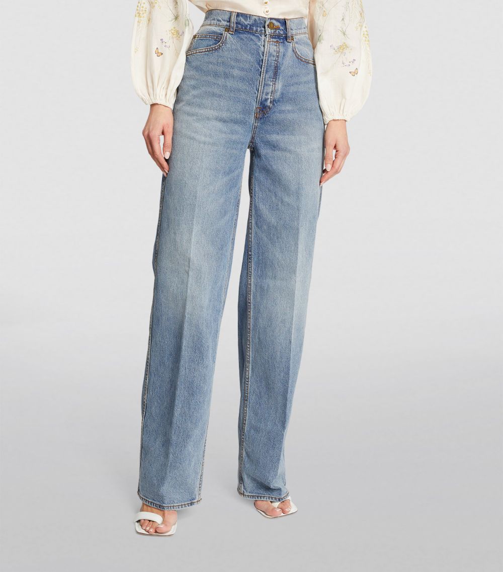 High-Rise Wide-Leg Jeans