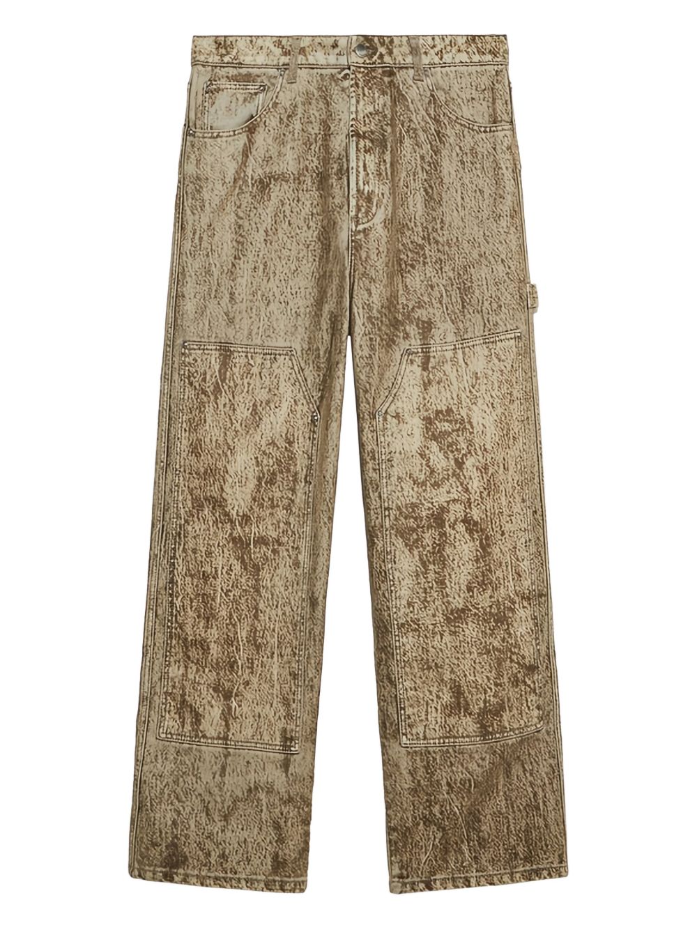 1989 STUDIO distressed cargo trousers - Neutrals