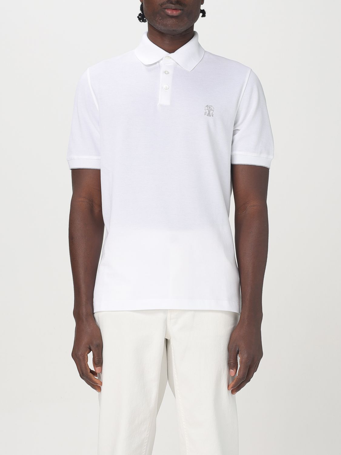 Polo Shirt Men color White