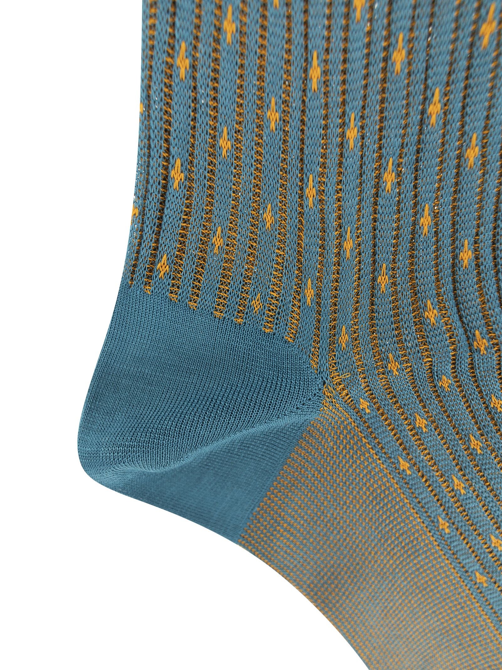Gallo Patterned Cotton Long Socks