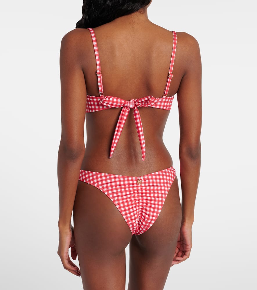 Lenny gingham bikini bottoms