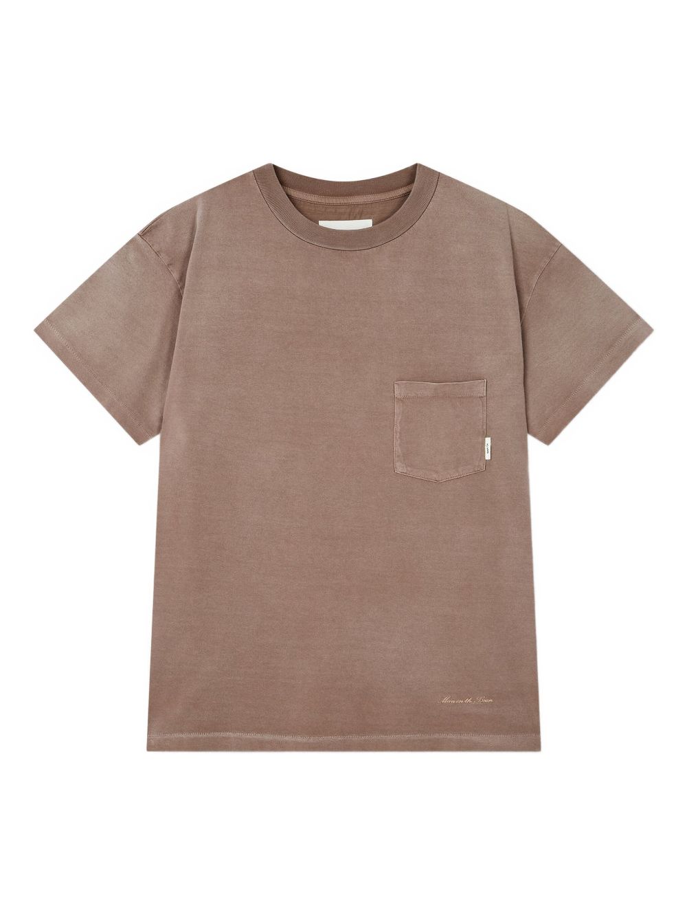 Pocket-detail T-shirt - Brown