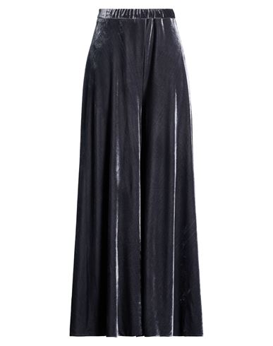 Woman Pants Charcoal Size M Polyester, Elastane