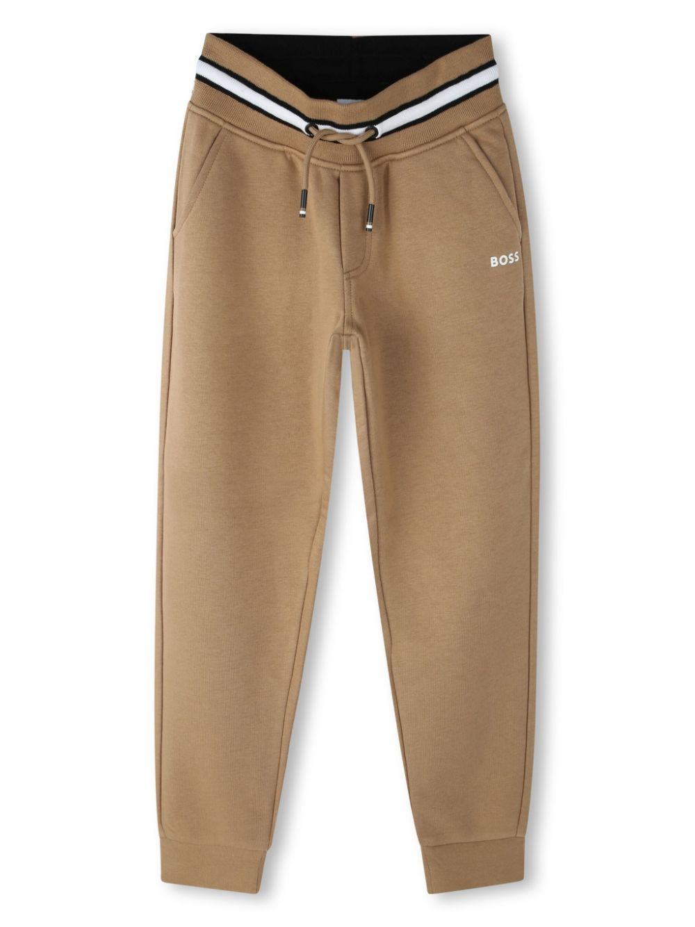 Logo-print track pants - Neutrals