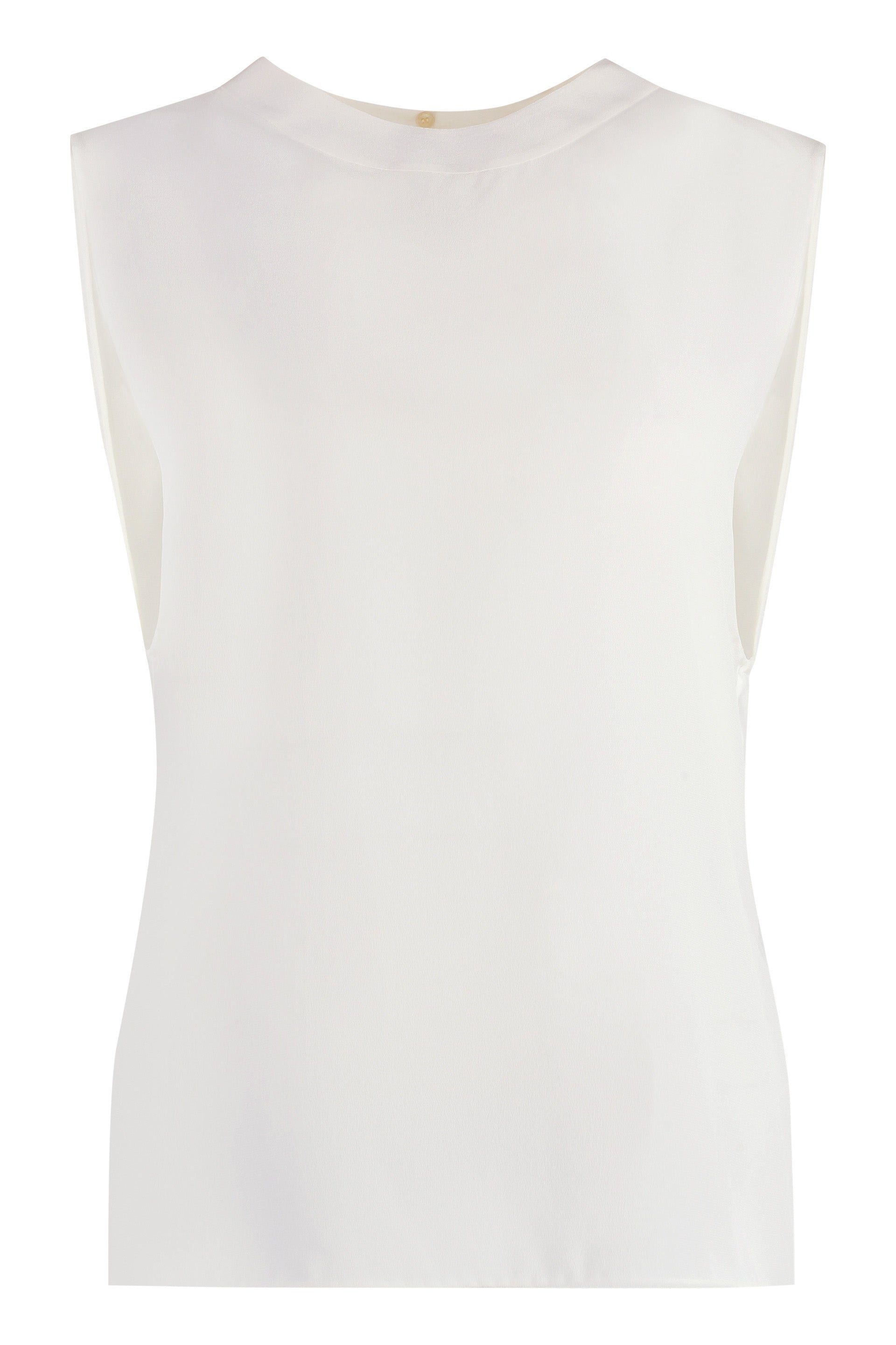 Silk Tank Top — White