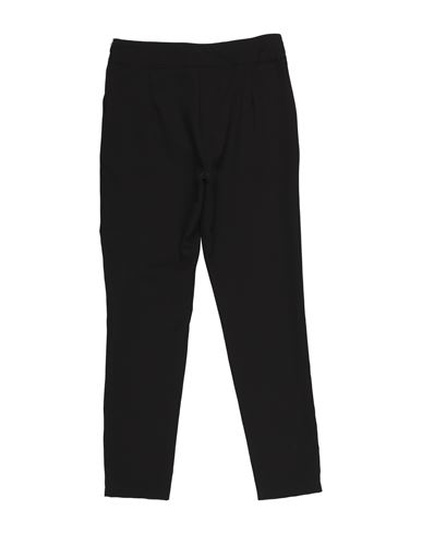 Junior Kid Girl Pants Black Size 10 Polyester, Elastane