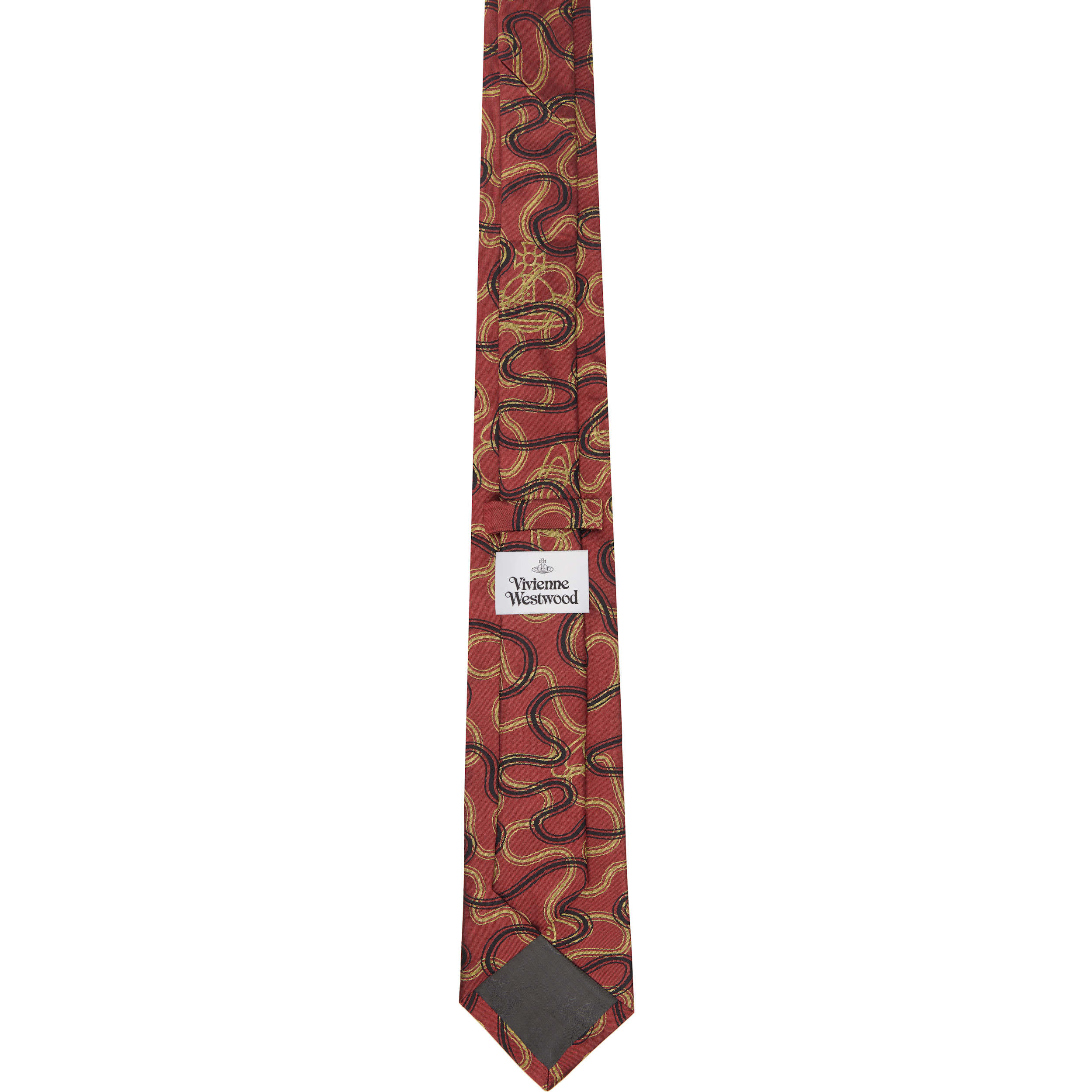 Red 8.5cm Orb Tie