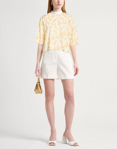 Caring Woman Top Pastel yellow Size 2 Cotton