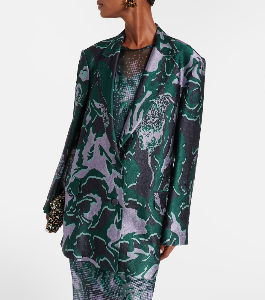 Printed blazer