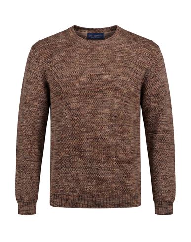 Man Sweater Light brown Size XXL Wool, Acrylic