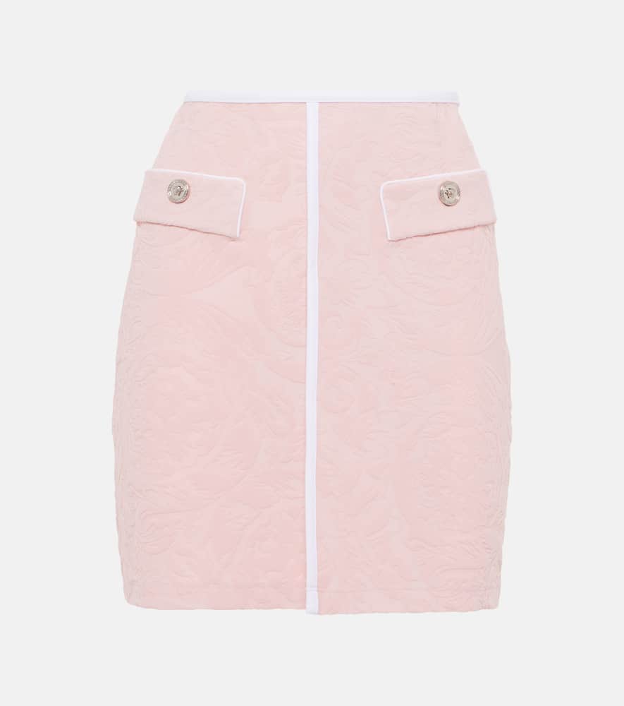 Barocco terry miniskirt
