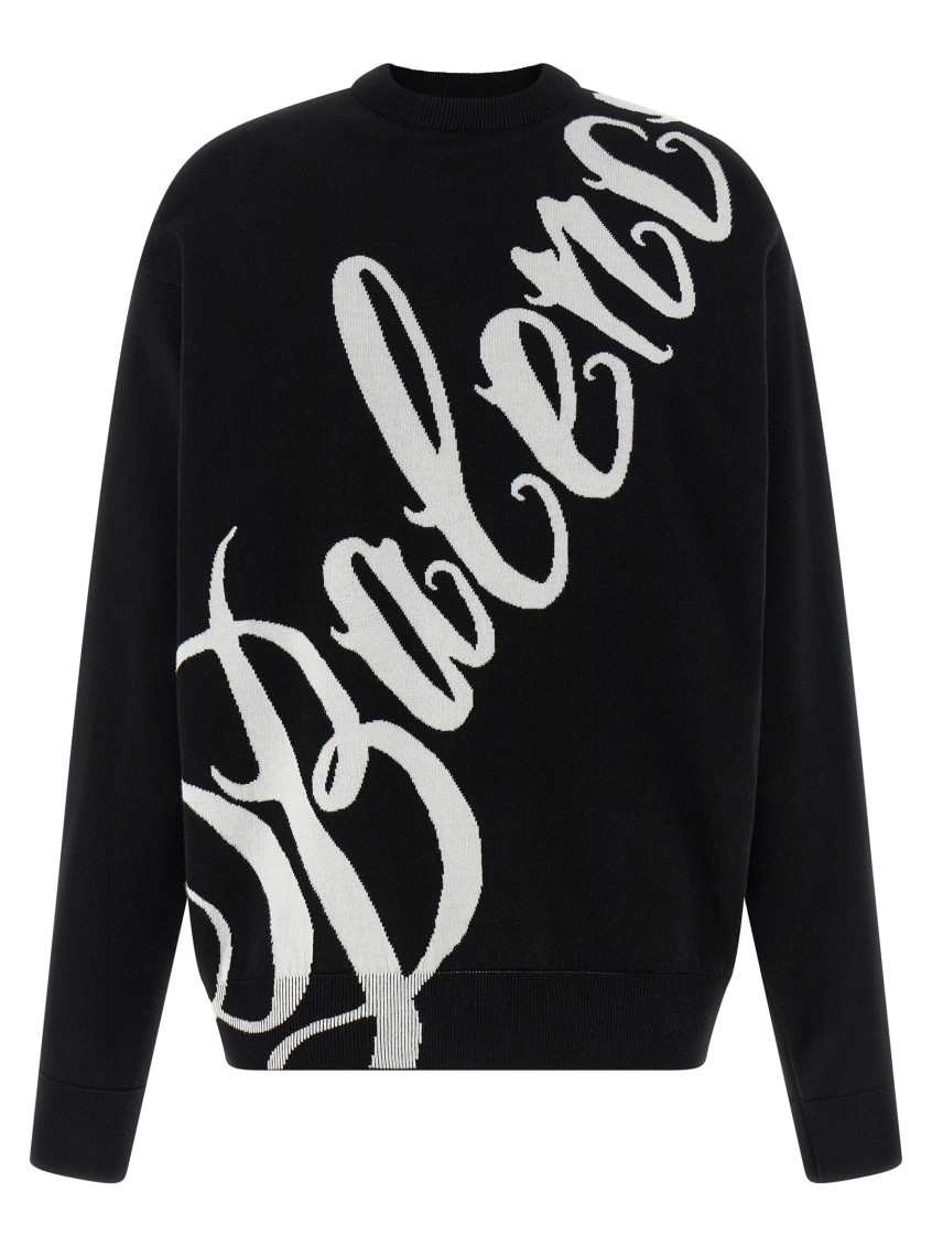 Balenciaga - sweater featuring large b graphic detai