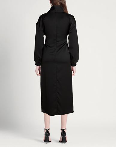Woman Maxi dress Black Size 10 Polyester
