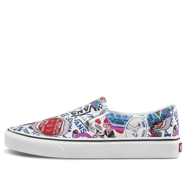 Classic Slip-On 'Sticker Mash Up'