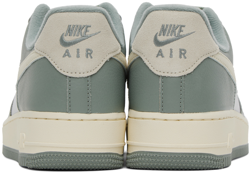 Green & Off-White Air Force 1 '07 Sneakers