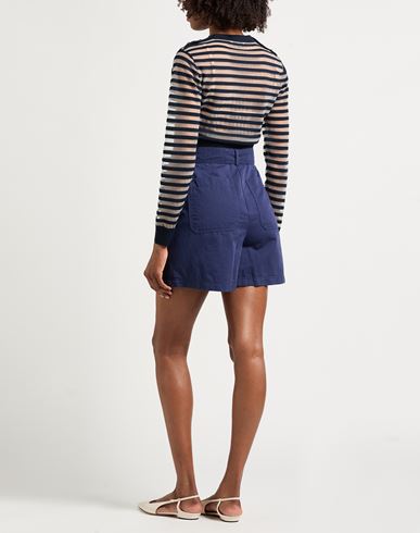 Woman Top Navy Size S Viscose, Polyester, Polyamide