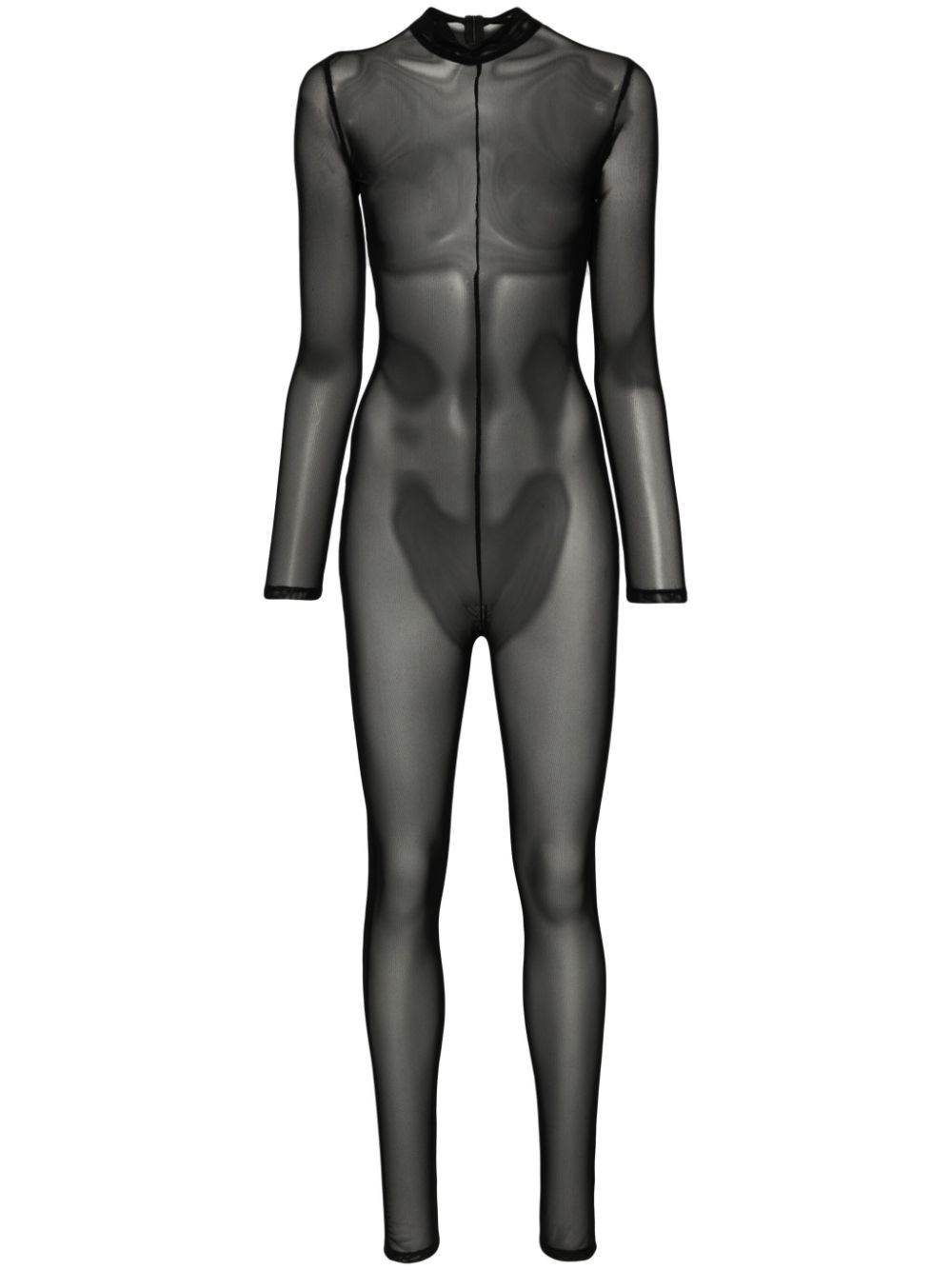 X Lia Aram mesh jumpsuit - Black