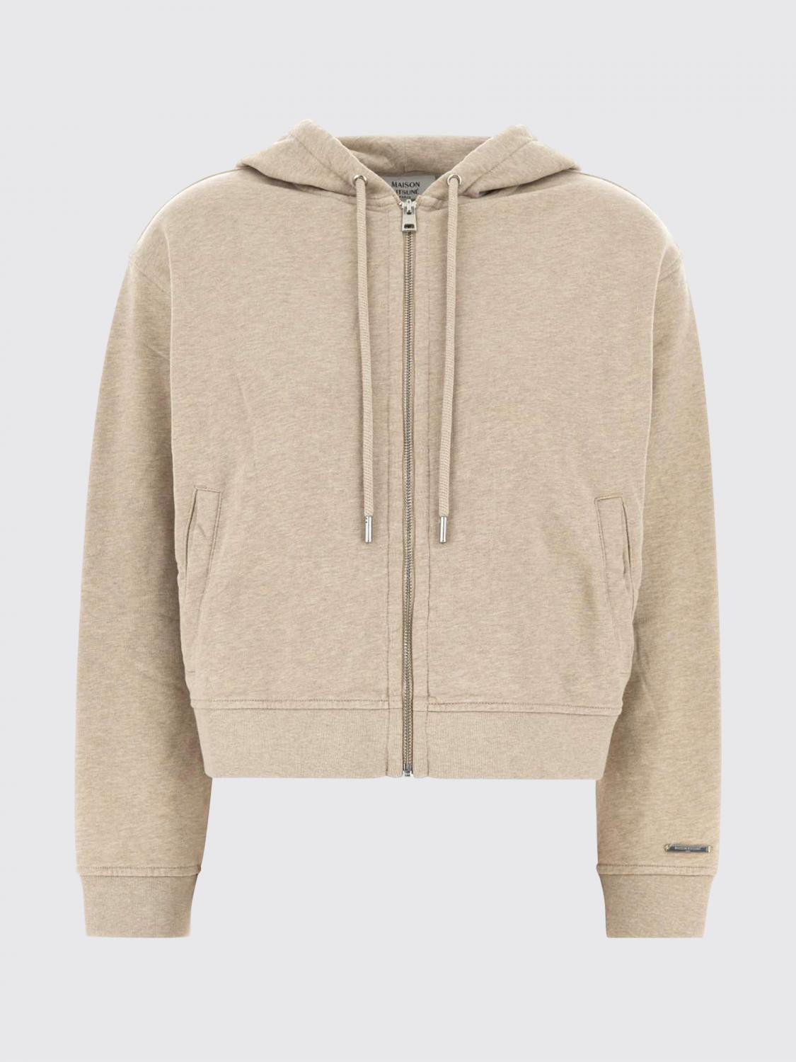 MAISON KITSUNÉ Sweatshirt Woman color Beige