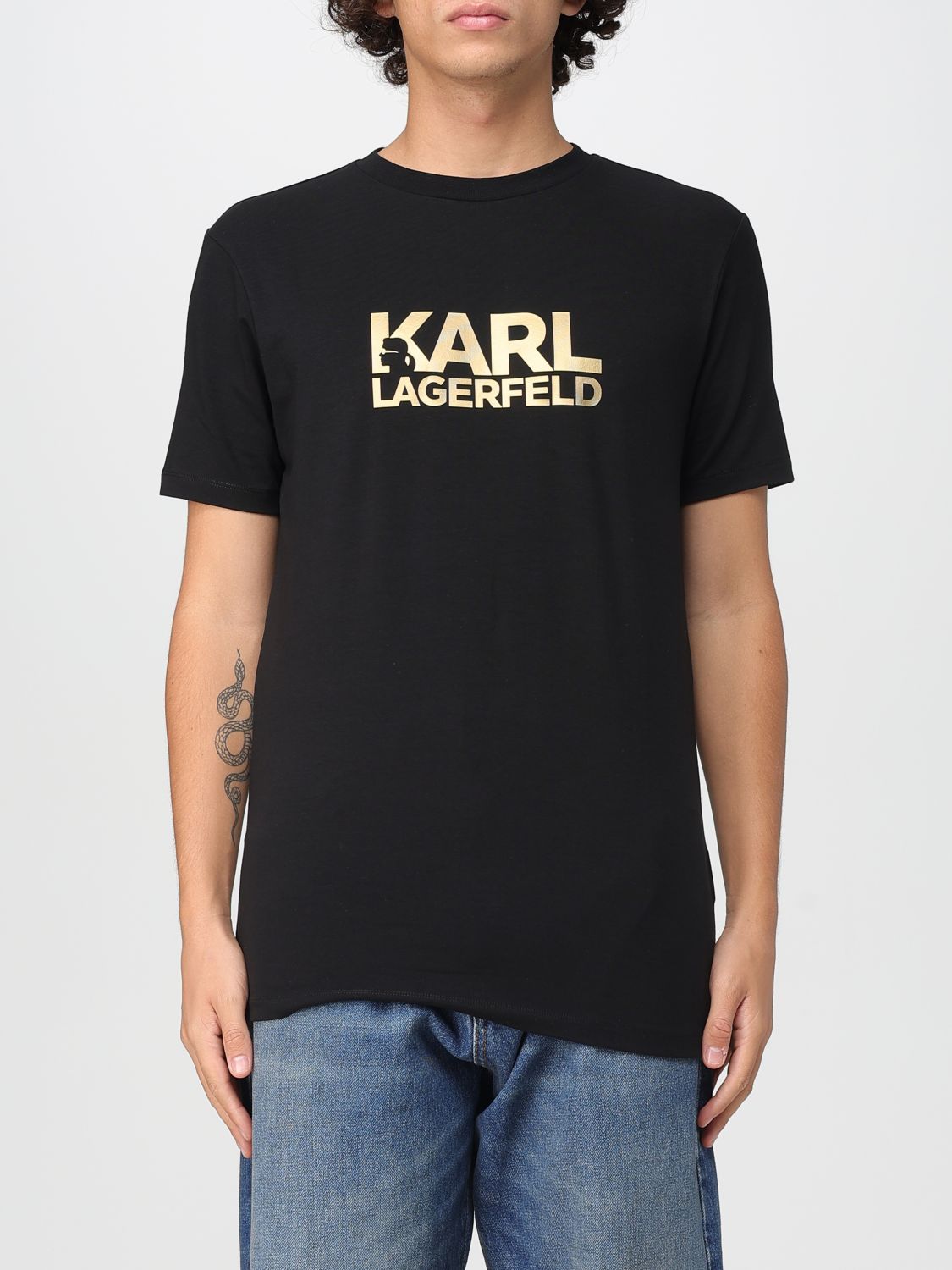 T-Shirt Men color Gold