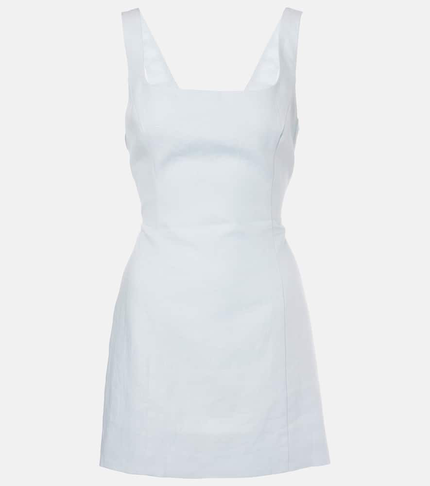 Iris Tie linen minidress