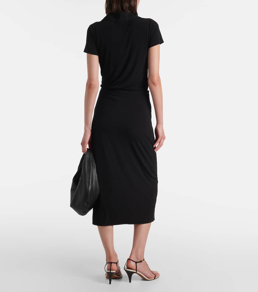 Vince Jersey wrap skirt