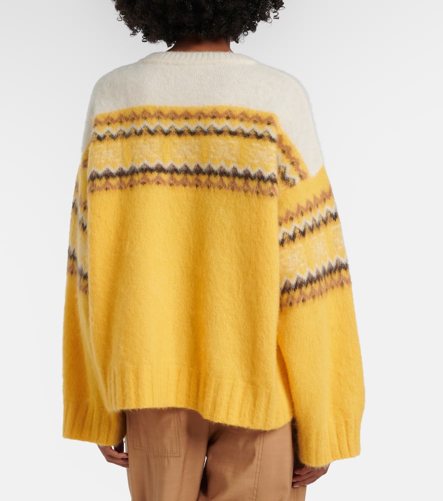 Fair Isle alpaca and wool-blend intarsia sweater