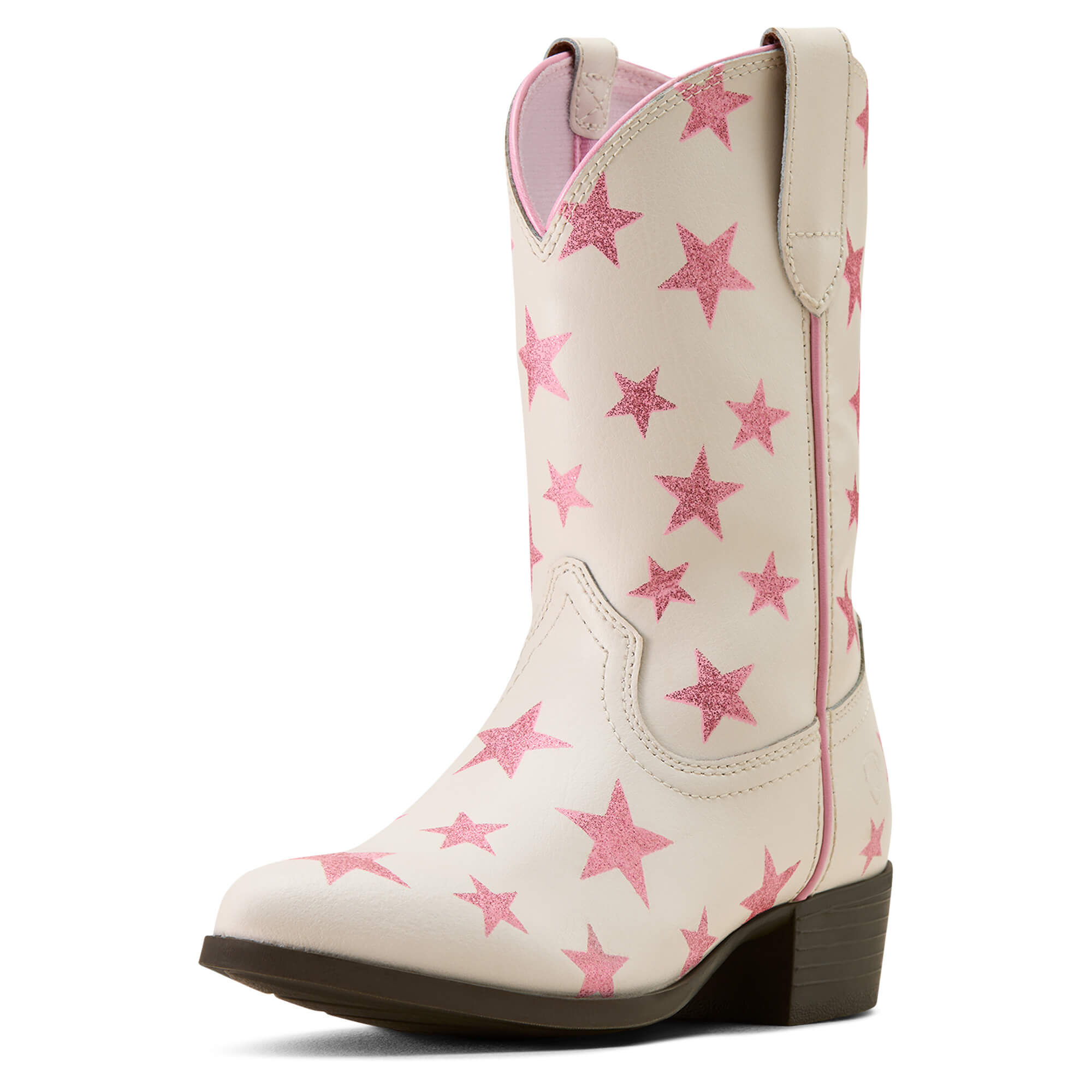 Kid's Palmer R Toe Western Boots in Starlight Blush, B Medium Width, Size 7, by