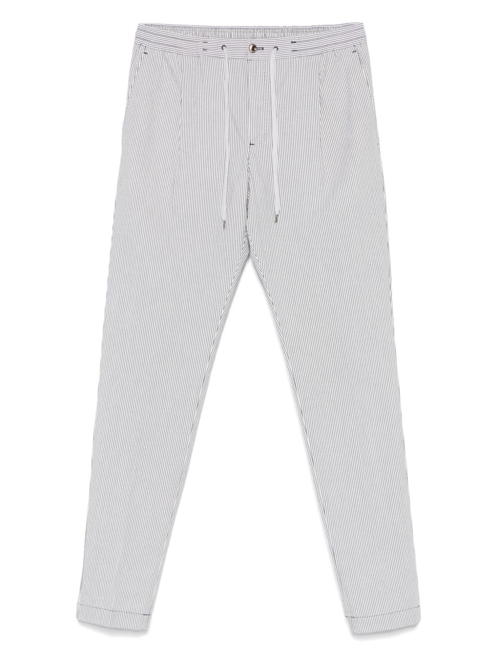PT Torino striped trousers - Blue