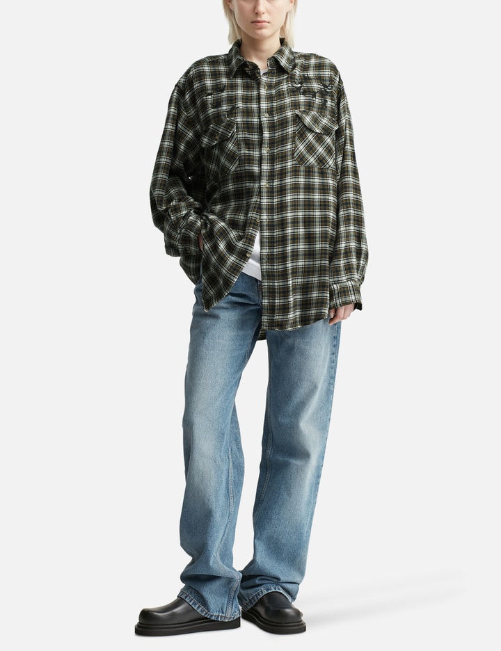 Upcycled Parachute Flannel Shirt