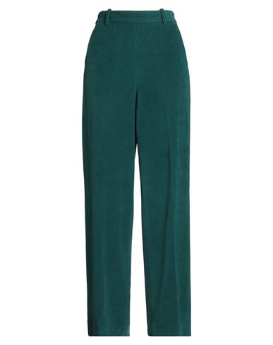 Woman Pants Emerald green Size 2 Cotton, Polyester