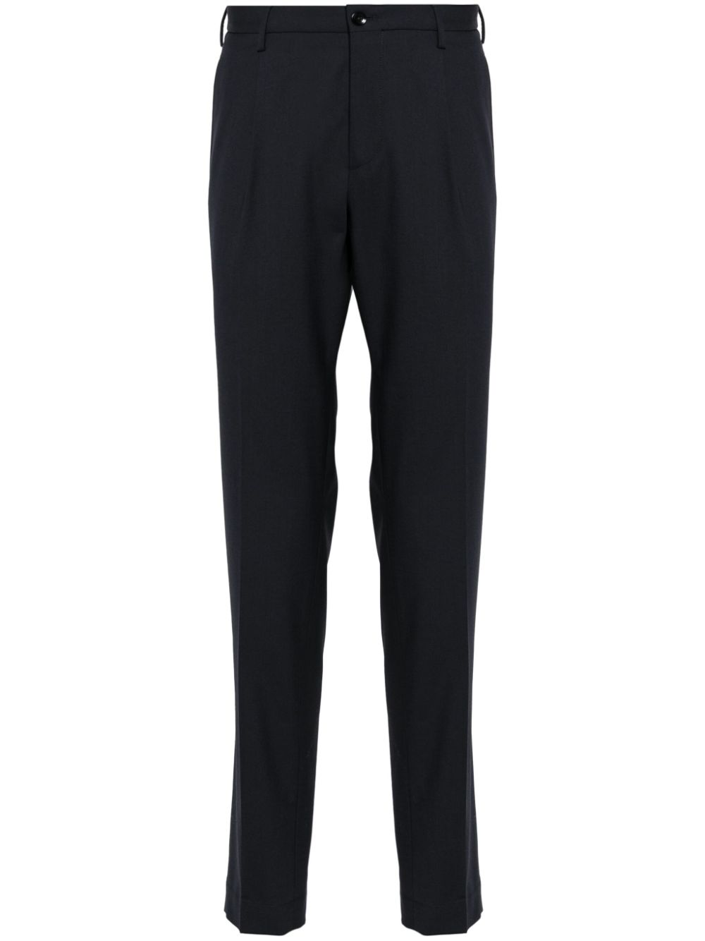 Mid-rise tailored trousers - Grey