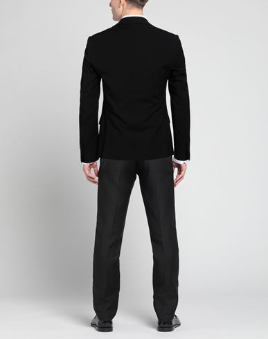 Man Blazer Black Size 38 Polyester, Viscose, Elastane