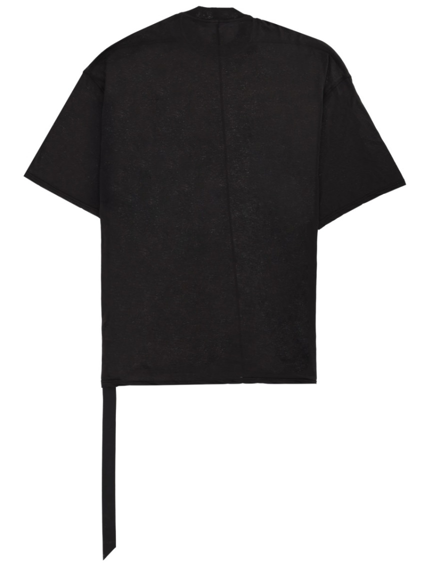 Black Solid Crew Neck T-Shirt
