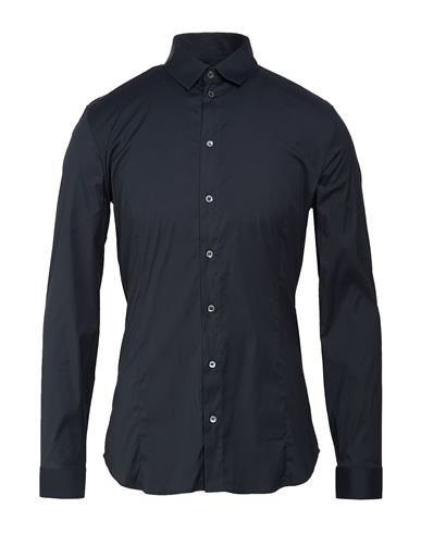 Man Shirt Charcoal Size 38 Cotton, Polyamide, Elastane