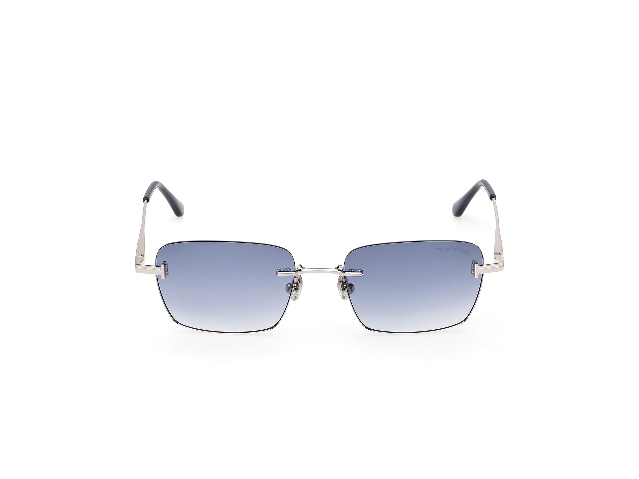 TOM FORD Unisex TOM FORD FT1354 JAKE-02 16W Sunglasses Metal Palladium Blue Squared Norma