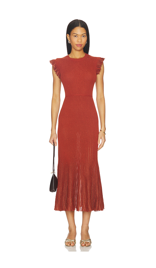 Ulla Johnson Noelle Dress in Burnt Orange. XS. Also in L
