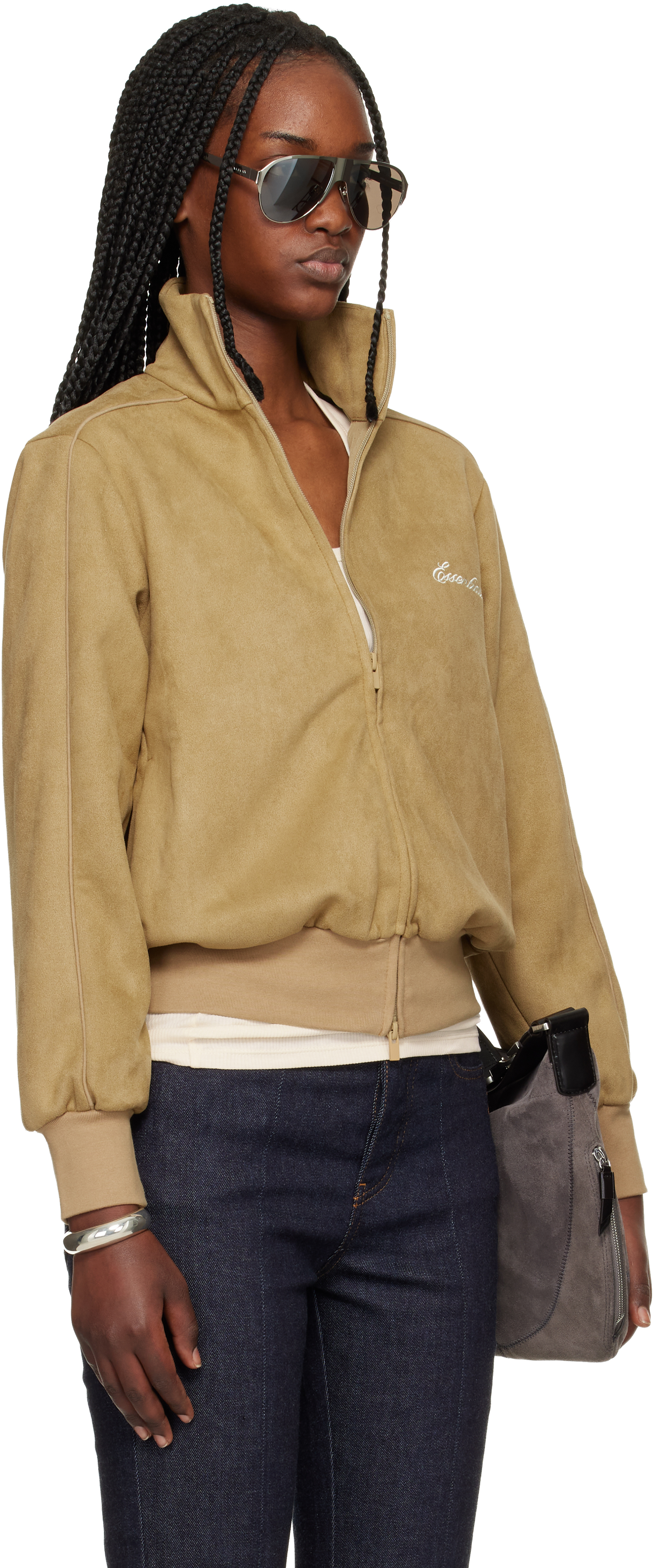 Tan Signature Vintage Fit Track Jacket