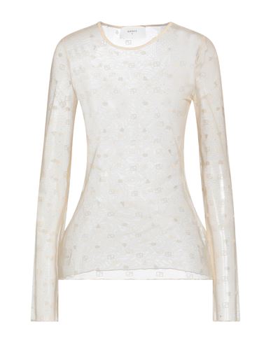 Woman Top Beige Size 4 Polyamide, Elastane