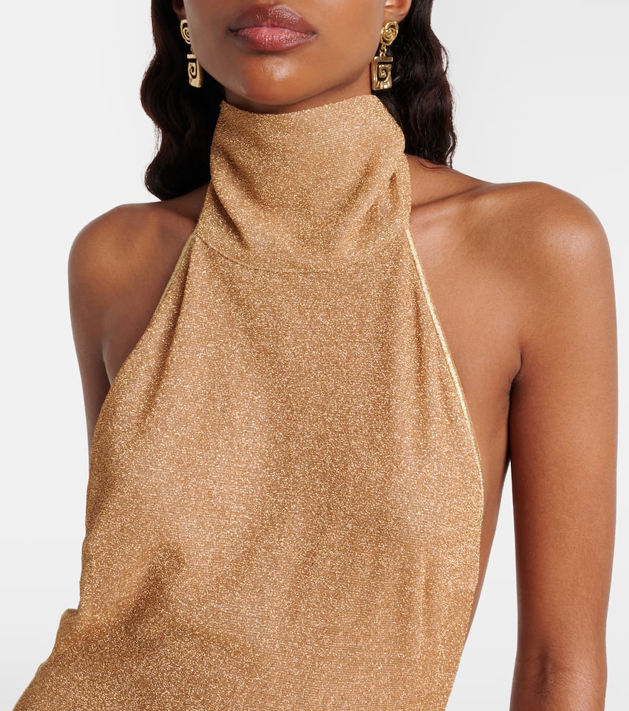 Oséree Lumière Ring turtleneck dress