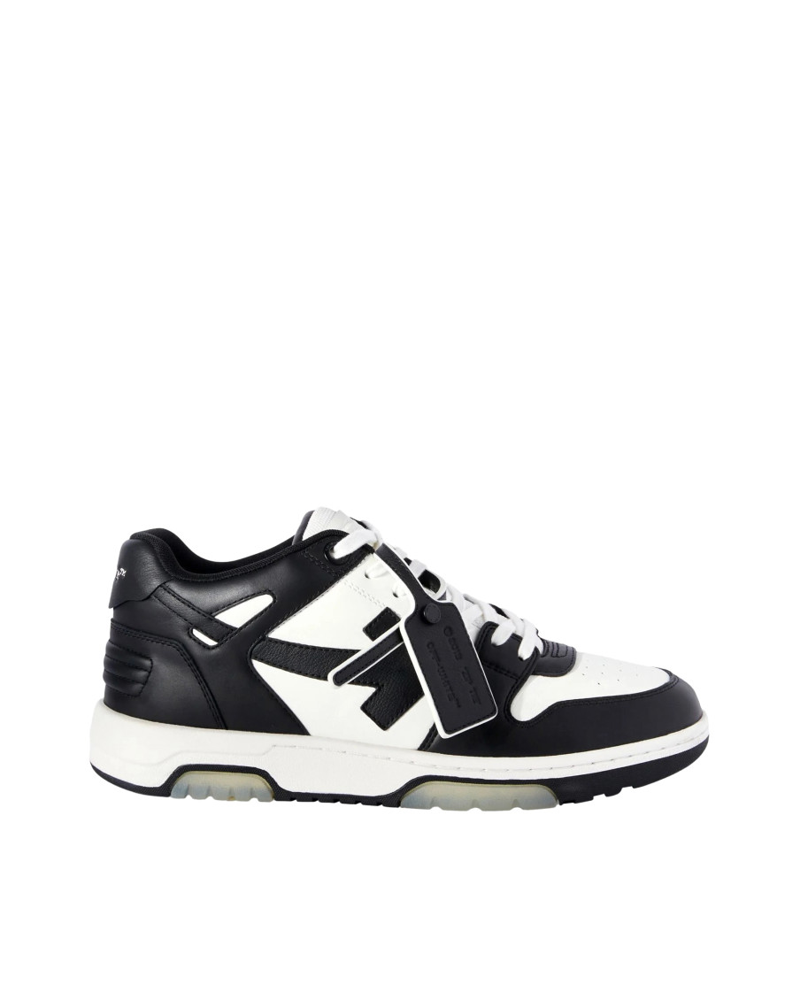 BlackWhite Color Block Sneakers