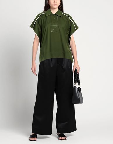 Woman Shirt Military green Size XS Polyester, Viscose