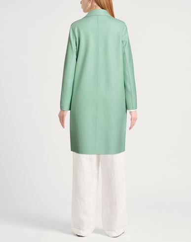 Woman Coat Light green Size 2 Virgin Wool