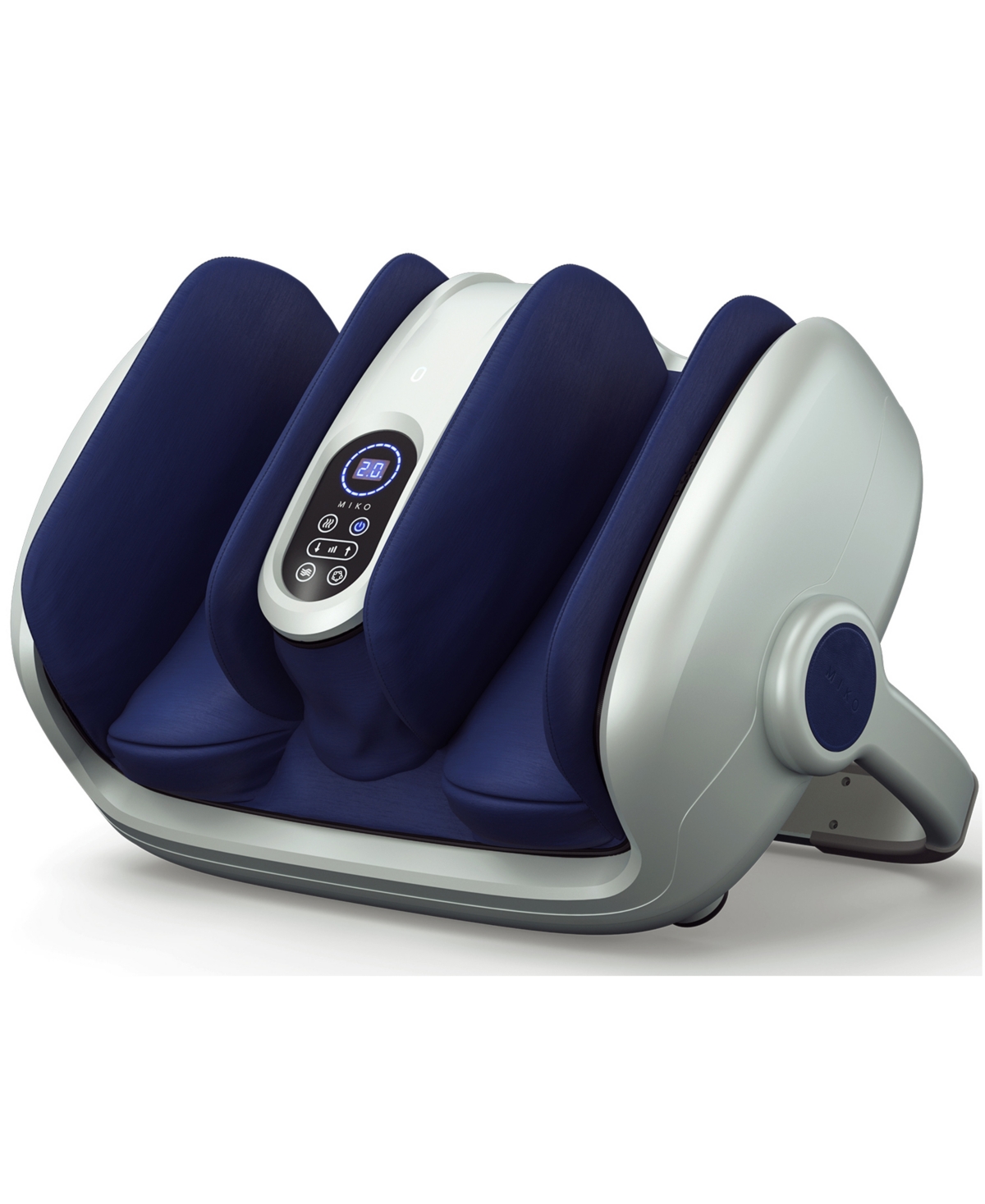 Shiatsu Foot, Calf, and Ankle Massager with Heat - Silver-Tone