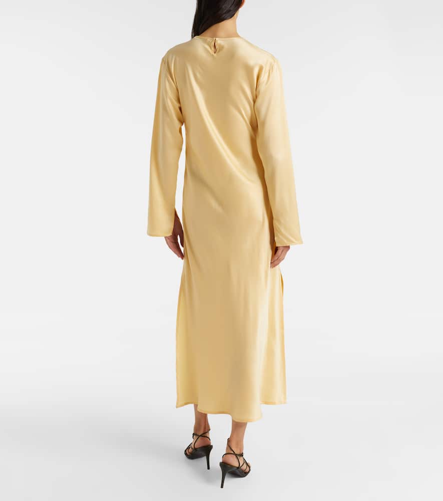 Salina silk charmeuse midi dress